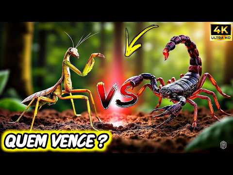 Louva-a-Deus vs Escorpião — Quem Vence Essa Batalha  Da Natureza : Praying Mantis vs Scorpion