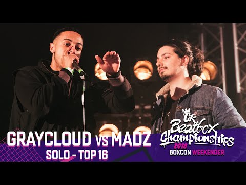 Graycloud vs Madz | Solo Top 16 | 2018 UK Beatbox Championships