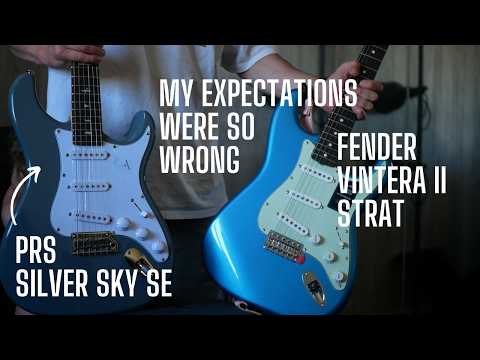 PRS Silver Sky SE vs Fender Vintera ii 60s Strat - My Expectations Were SO WRONG