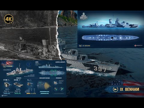 World of Warships - Benham - Cap control & staying alive...