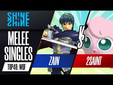 Zain vs 2saint - Melee Singles Top 48: WQF - Shine 2022 | Marth vs Jigglypuff