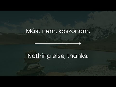 #7 Learn Hungarian While You Sleep | Most Important Hungarian Phrases and Words | English/Hungarian