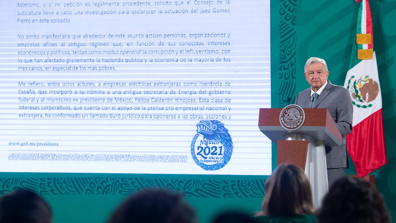 Mañanera de AMLO del 15 de marzo de 2021