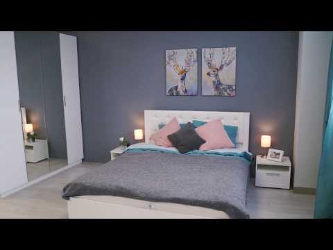 Миниатюра изображения товара Полуторная кровать Rinner Тиффани М40 с ПМ и каретной стяжкой 120x200 (белый текстурный)