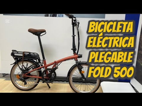 B'TWIN E-Fold 500 Electric Folding Bike – Mint - Image 2