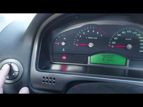 Holden Commodore VY Dash Menu