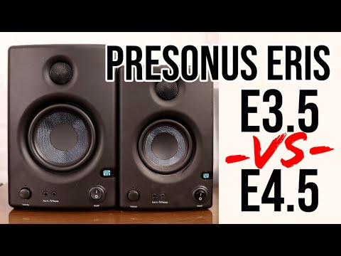 Presonus Eris E3.5 VS E4.5 - Nearfield Monitor Review