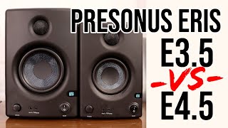 Video thumbnail for Presonus Eris E3.5 VS E4.5 - Nearfield Monitor Review by Nick Borsellino