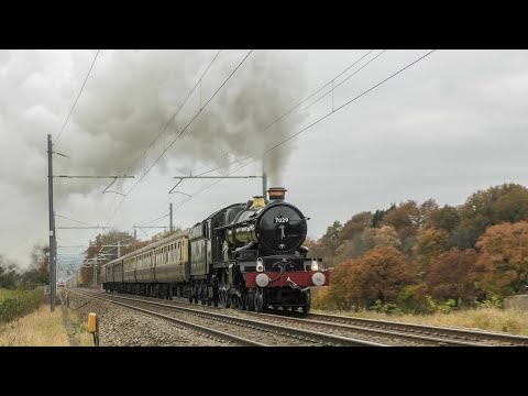 7029 'Clun Castle' Goes Full Chat Up The 1/38 Lickey Bank !