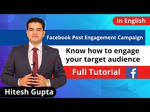 Facebook Post Engagement 2019 How To Create Engagement Ads On Facebook English