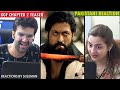 Pakistani Couple Reacts To KGF Chapter 2 Teaser Again | Rocking Star Yash |  | Hombale Films