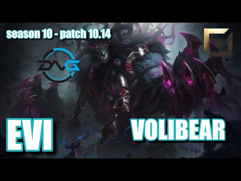 【韓国サーバー/GM】DFM EVI ボリベア(Volibear) VS へカリム(Hecarim) TOP - Patch10.14 KR Ranked【LoL】