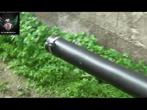 تجهيز مدفع بي10 من قبل كتيبة صقور دمشق