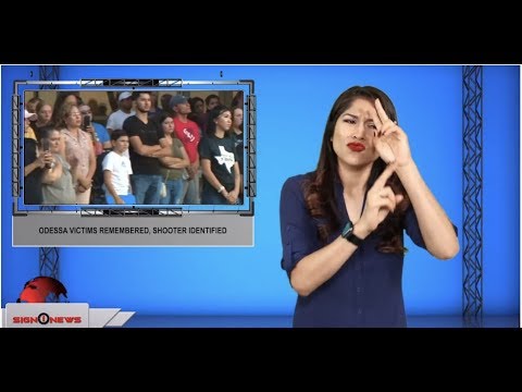 Odessa victims remembered, shooter identified (ASL - 9.2.19)