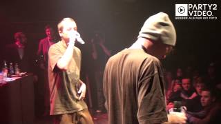 1/4 Finale | SAIMON DISKO vs. HANS NÖTIG | The Ultimate MC Battle | Battle 1 | by PARTY2VIDEO | 2013