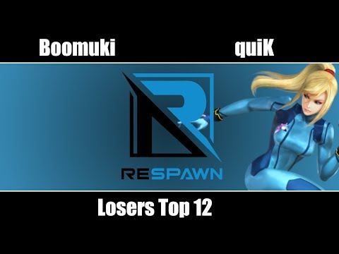 Respawn5 - Boomuki (Cpt.Falcon) Vs. BSD | quiK (ZSS) - Losers Top 12 - Smash WiiU