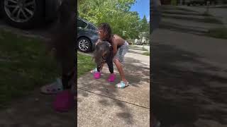 Kids running from my chores these days 😭 #dakotanicole #thatboydj #shorts