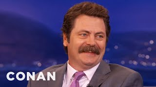 Nick Offerman: Manscaping Is An Abomination  - CONAN on TBS