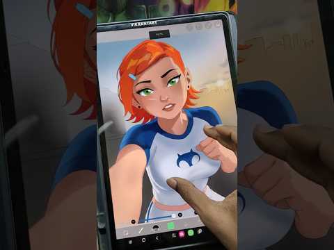 🔥Drawing Gwen Tennyson🔥Ben 10 #ben10 #gwen #ben10omniverse #art #anime #drawing