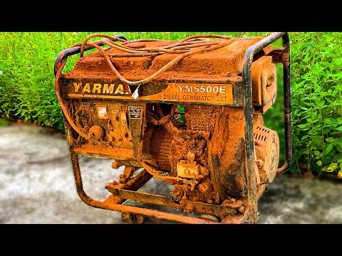 Completely Restore The Old Generator Engine, Ingenious Revival / Repair & Reuse Old Rusty Generators