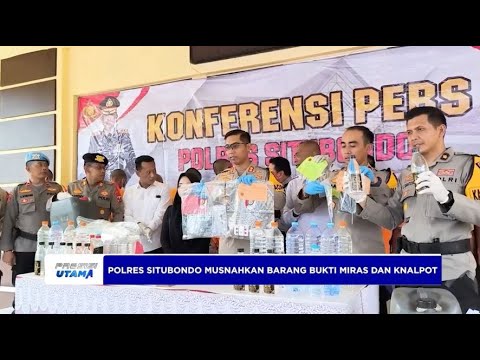 GIAT POLRES SITUBONDO OPS KETUPAT DAN MUSNAHKAN BARBUK