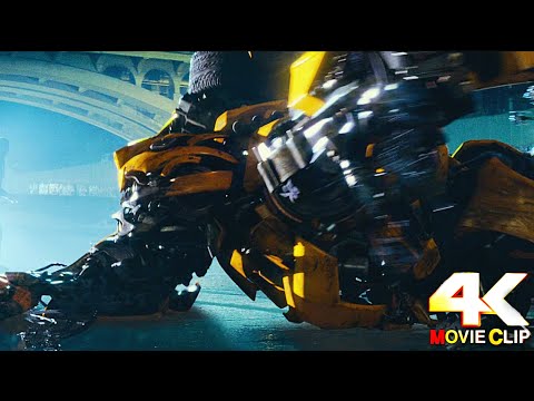 Transformers (2007) - Bumblebee is captured scene [4K 60fps]
