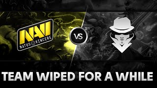 Team wiped for a while.. by Na'Vi vs Team Secret @XMG Captains Draft Season 2