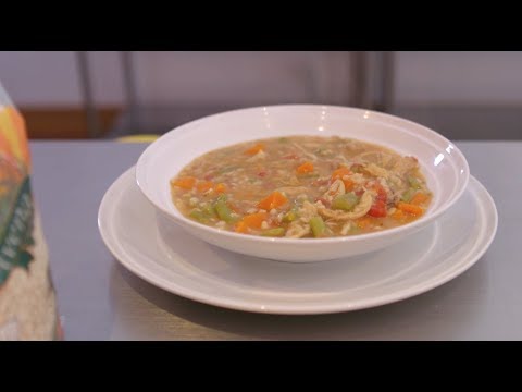 Video - Receta fácil de sopa de avena y pollo de la abuela