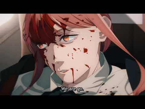 Makima gets shot & killed on Train Death Scene - Chainsaw Man Episode 8