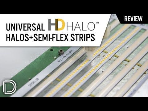 Universal HD LED Halos and Semi-Flex Strips by Diode Dynamics