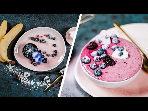 Recette Smoothie myrtille banane velouté