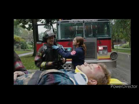 CHICAGO FIRE Severide burns his neck