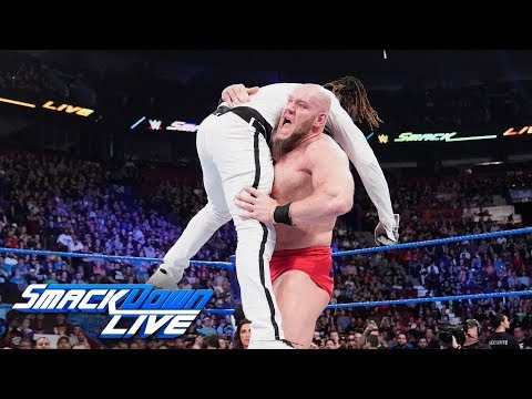 Lars Sullivan bulldozes over R-Truth: SmackDown LIVE, April 16, 2019