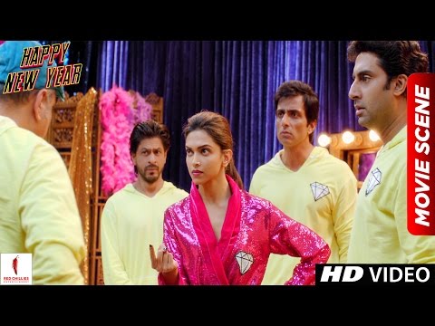 7 Minute Hai Tumhare Paas | Happy New Year Scene | Shah Rukh Khan, Deepika Padukone | Comedy Scene