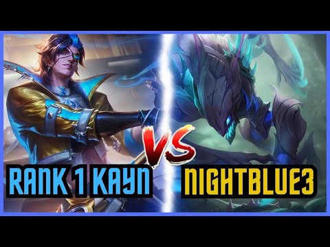 Rank 1 Kayn VS Nightblue3 l ULTIMATE SHOWDOWN!