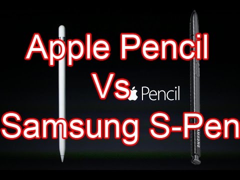 Apple Pencil Vs Samsung S Pen
