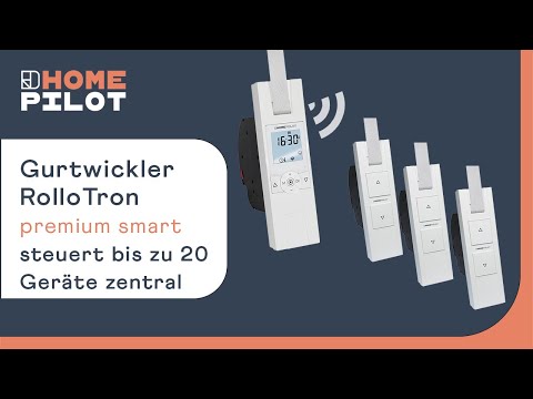 HOMEPILOT| RolloTron flush-mounted belt winder premium smart controls up to 20 devices centrally