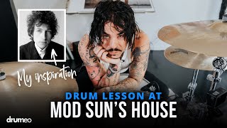 Breaking Down Drum Parts At Mod Sun&#39;s House
