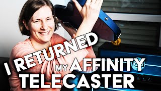Video thumbnail for I Returned My Squier Affinity Telecaster! Lake Placid Blue by Bandforge