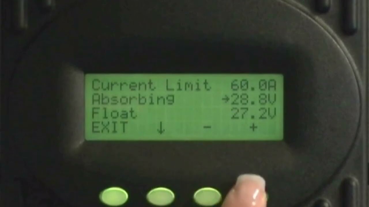 OutBack Power FLEXmax 60/80 Amp Charge Controller Charger Setup