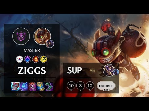 Ziggs Support vs Blitzcrank - KR Master Patch 11.14