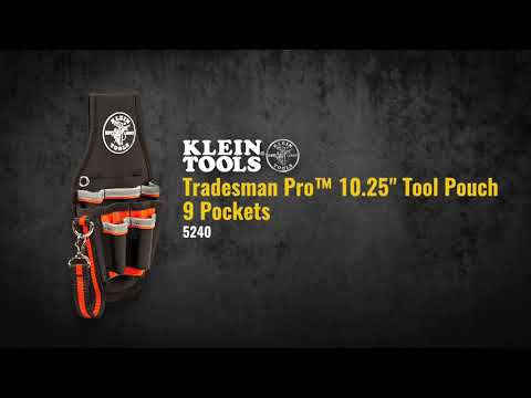 Tradesman Pro™ Tool Pouch, 9 Pockets, 10.25 x 5.5 x 10.25-Inch (5240)