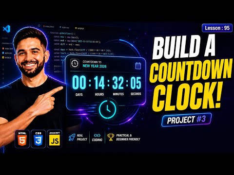 How To Build A Countdown Timer Using Html Css Javascript Beginner Web Project