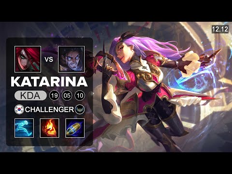Katarina vs Sylas Mid - KR Challenger - Patch 12.12 Season 12