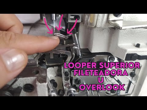 Tuning Up the Upper Looper of an Overlock or Slitting Machine