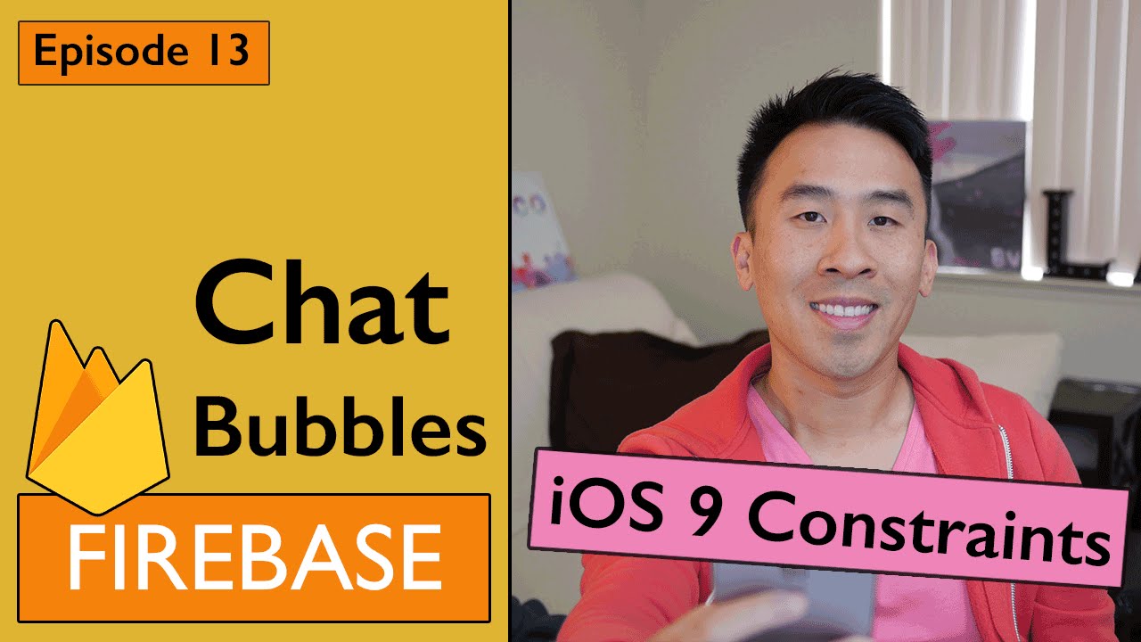 Swift: Firebase 3 - How to Create Chat Bubbles using Constraints (Ep 13)