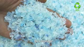 How pet bottles are recycled in SKM Plast company.