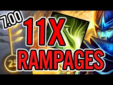 11x Rampages [PA] vs [Monkey King] ◄ MidOne Pro Gameplay