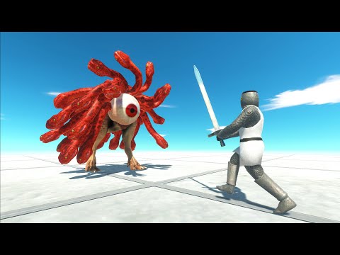 Red Medusa Head Fighting - Animal Revolt Battle Simulator