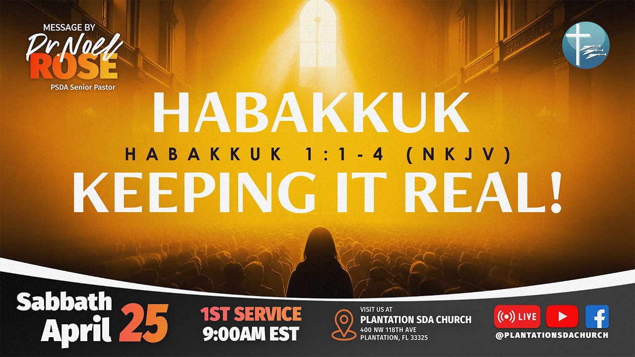 Habakkuk- Keeping It Real (LIVE 1st Service)